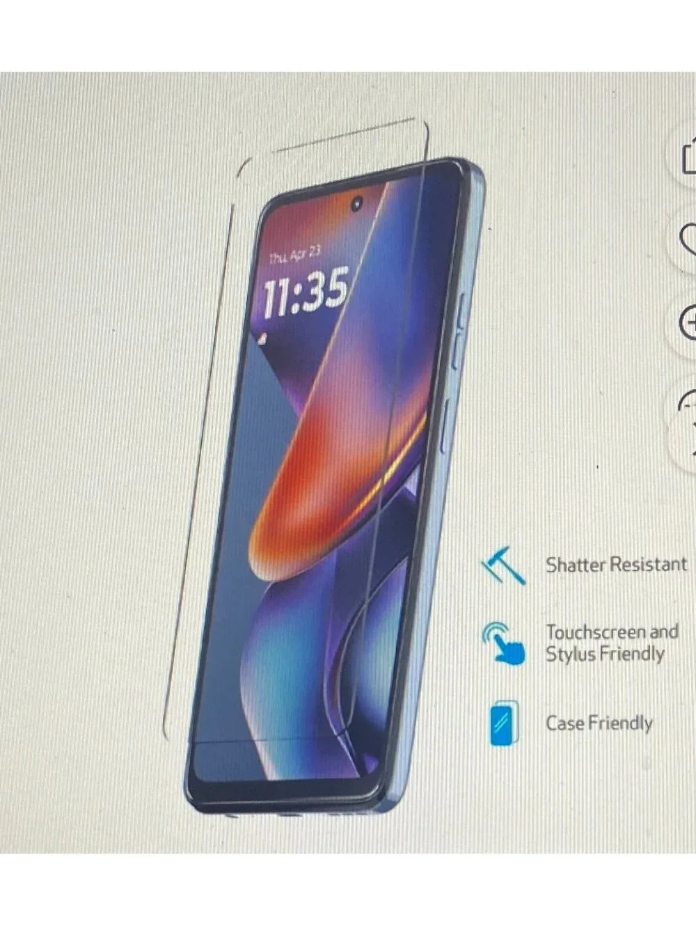 DuraGlass Tempered Glass Screen Protector for Motorola moto g 2025